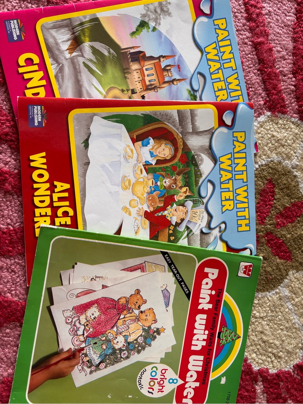 Vintage Paint With Water Kids Activity Books